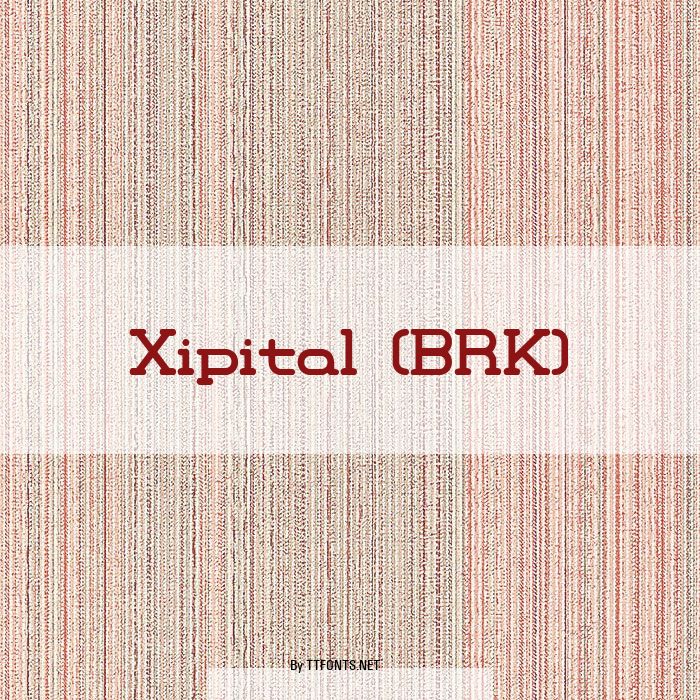 Xipital (BRK) example